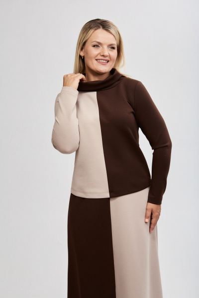 Джемпер, юбка Takka Plus 25-252 - фото 5