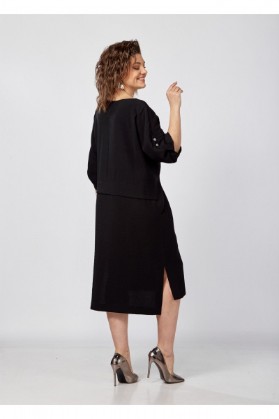 Платье ZigzagStyle 320 черный_ - фото 7