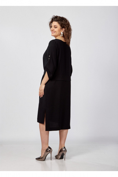 Платье ZigzagStyle 320 черный_ - фото 6