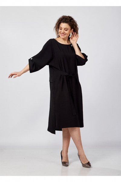 Платье ZigzagStyle 320 черный_ - фото 3