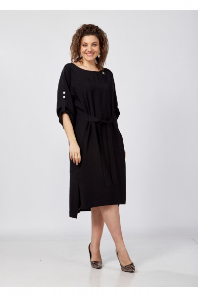 Платье ZigzagStyle 320 черный_ - фото 1