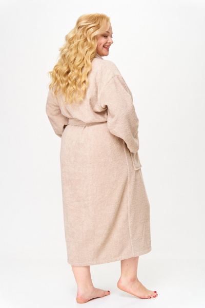 Халат Michel chic 111 бежевый - фото 5