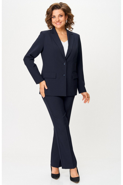 Брюки, жакет БелЭльСтиль 866-2_99_22+596-2_79_22 темно-синий - фото 9