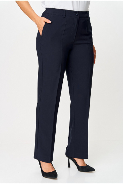 Брюки, жакет БелЭльСтиль 866-2_99_22+596-2_79_22 темно-синий - фото 2