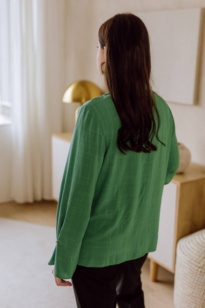 Блуза КАЛИНКА ВВ-3981-В24 зеленый - фото 4