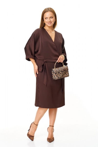 Платье T&N 7680 шоколад - фото 5