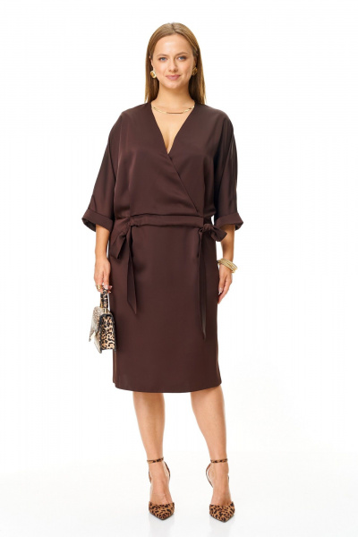 Платье T&N 7680 шоколад - фото 1