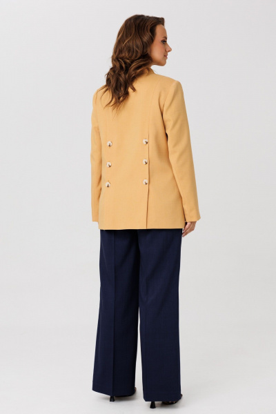 Брюки, жакет Mubliz 256 горчица - фото 4