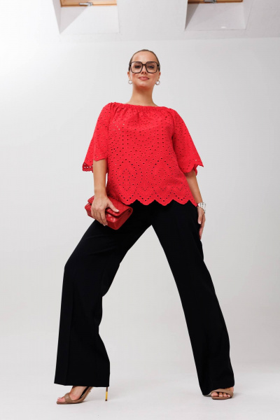 Блуза Anastasia 1131.3 красный - фото 3