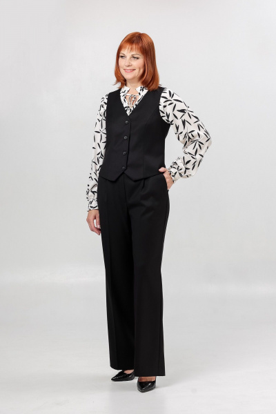 Жилет Соджи 641 черный - фото 2