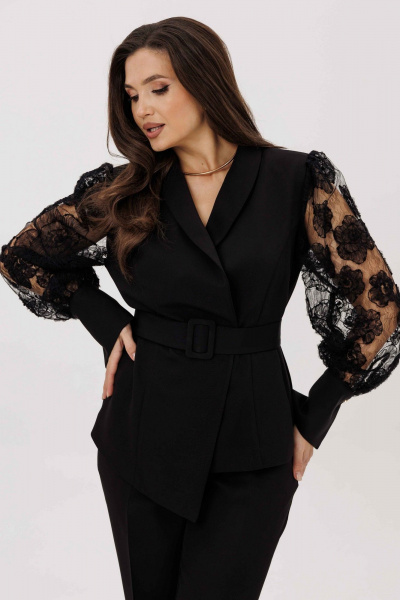 Брюки, жакет Mislana 1207 черный - фото 5