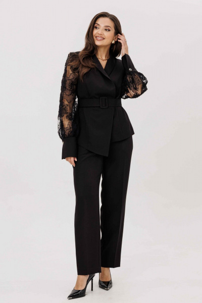 Брюки, жакет Mislana 1207 черный - фото 3