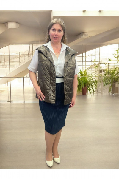 Жилет Франтишка 25с-104-с78_164 бронза - фото 4