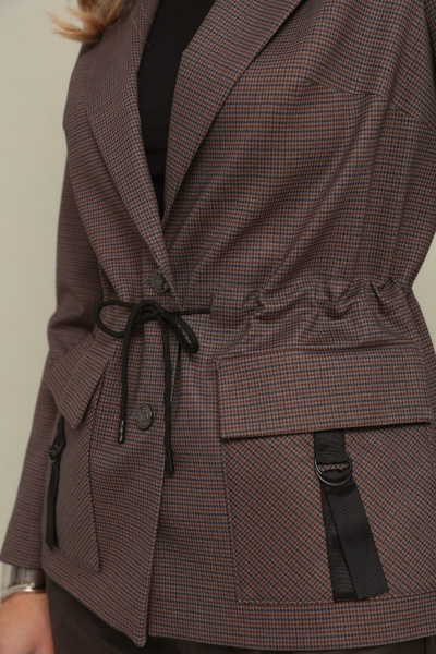 Жакет LM М11 коричневый - фото 3