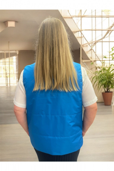 Жилет Франтишка 25с-104-с78_164 темная-бирюза - фото 3