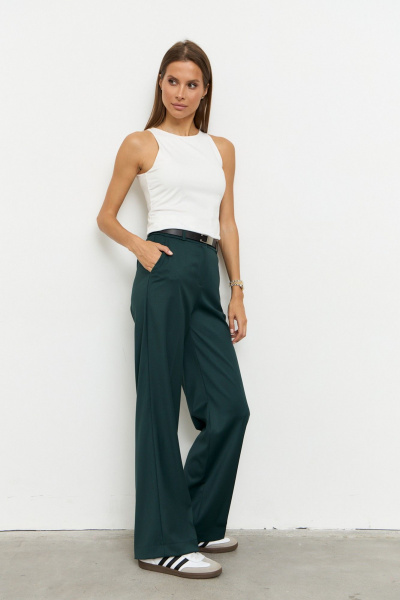 Брюки Luitui R2075 изумрудный - фото 3