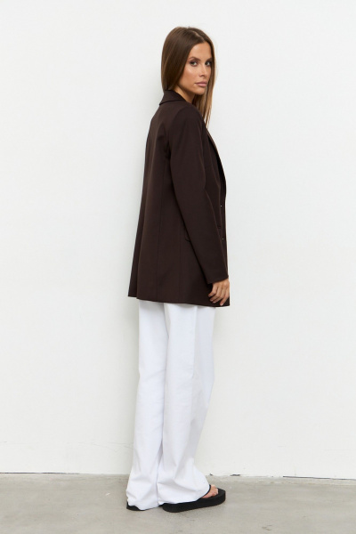 Жакет Luitui R3012 коричневый - фото 6