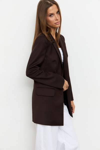 Жакет Luitui R3012 коричневый - фото 2