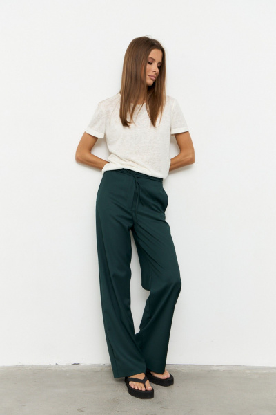 Брюки Luitui R2078 изумрудный - фото 2