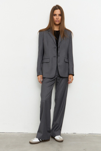 Брюки Luitui R2078 темно-серый - фото 6