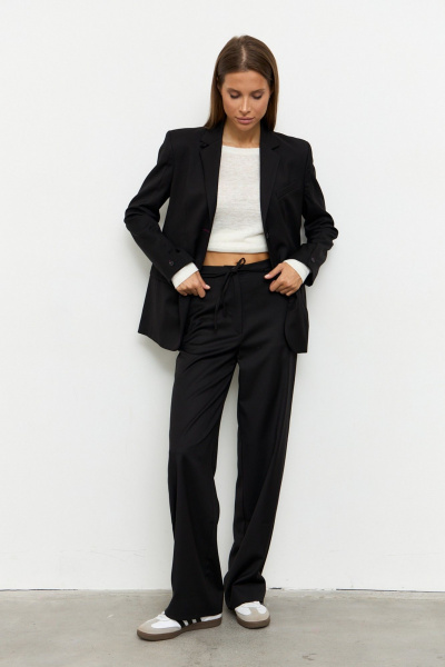 Брюки Luitui R2078 черный - фото 9