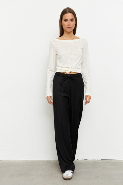 Брюки Luitui R2078 черный - фото 2