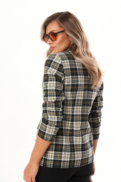 Жакет LM М66-1 клетка - фото 3