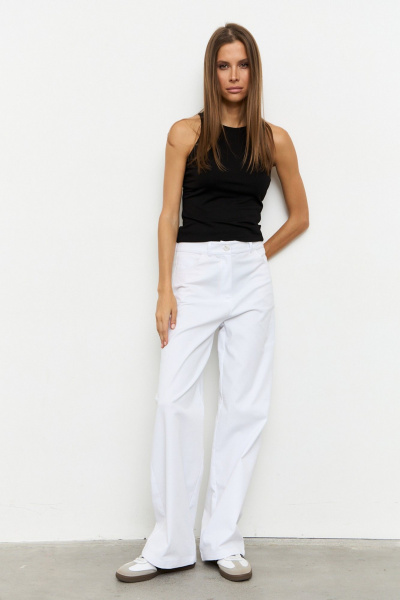 Брюки Luitui R2079
 белый - фото 6