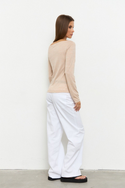 Джемпер Luitui R5087
 бежевый - фото 3