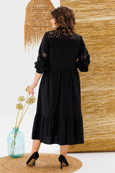 Платье Romanovich Style 1-2721 чёрный - фото 4