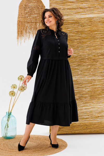 Платье Romanovich Style 1-2721 чёрный - фото 3