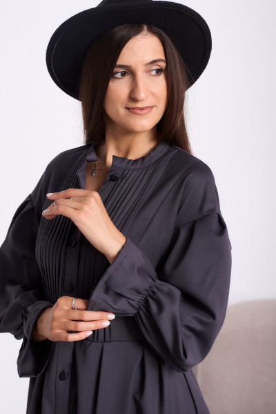 Платье Celentano lite 5051.1 графит - фото 9