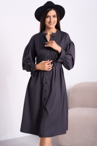 Платье Celentano lite 5051.1 графит - фото 7