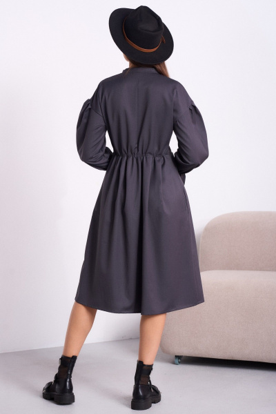 Платье Celentano lite 5051.1 графит - фото 5