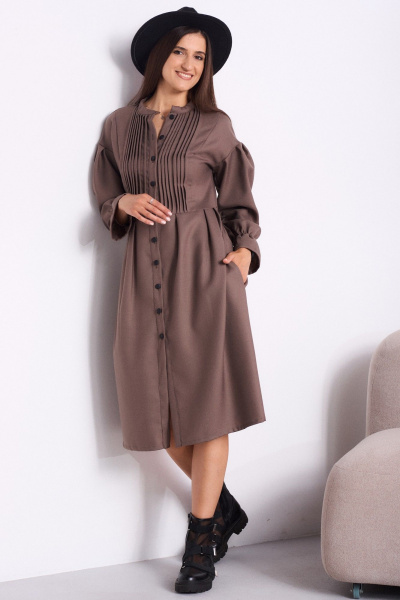 Платье Celentano lite 5051.1 пыльная_роза - фото 1