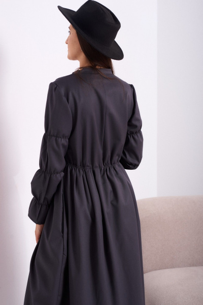 Платье Celentano lite 5052.1 графит - фото 5