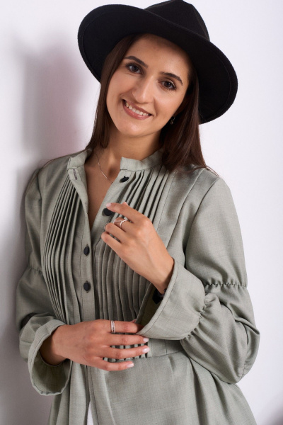 Платье Celentano lite 5052.1 приглушенный_шалфейный - фото 6