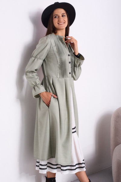 Платье Celentano lite 5052.1 приглушенный_шалфейный - фото 4