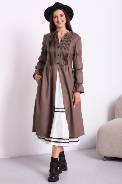 Платье Celentano lite 5052.1 пыльная_роза - фото 1