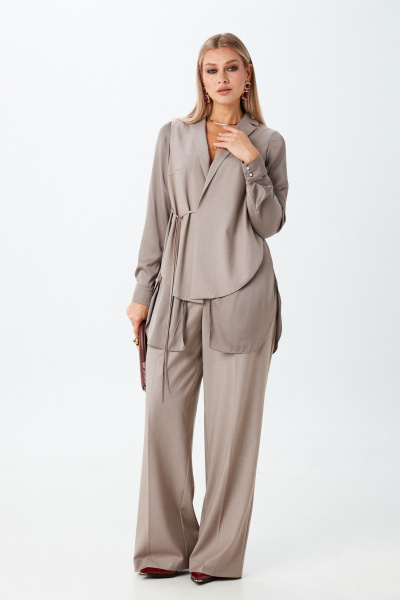 Брюки, жакет LM К1460165 мокко - фото 4