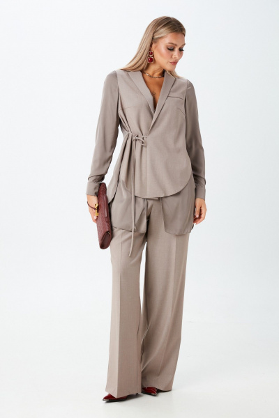 Брюки, жакет LM К1460165 мокко - фото 3