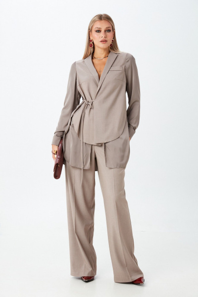 Брюки, жакет LM К1460165 мокко - фото 1