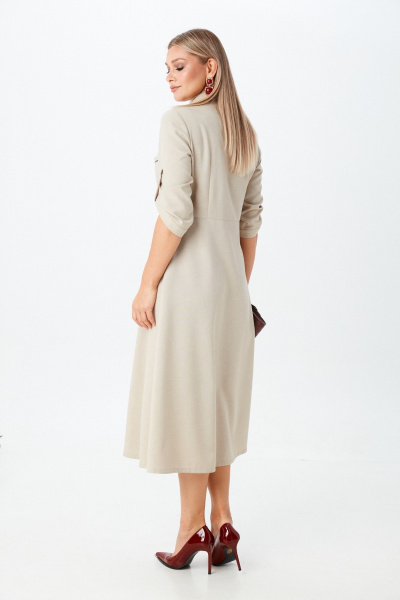 Платье LM М99 бежевый - фото 13