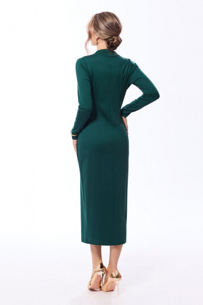 Платье Golden Valley 44213 темно-зеленый - фото 3