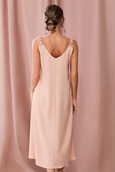 Платье Golden Valley 44315 бежевый - фото 2