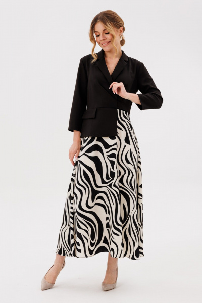 Платье Ambera Style 1034-4 черный - фото 3