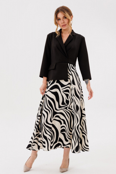 Платье Ambera Style 1034-4 черный - фото 1