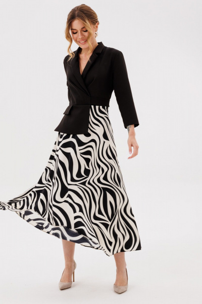 Платье Ambera Style 1034-4 черный - фото 2