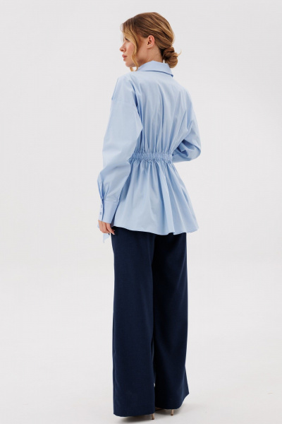 Блуза Ambera Style 1127 голубой - фото 5