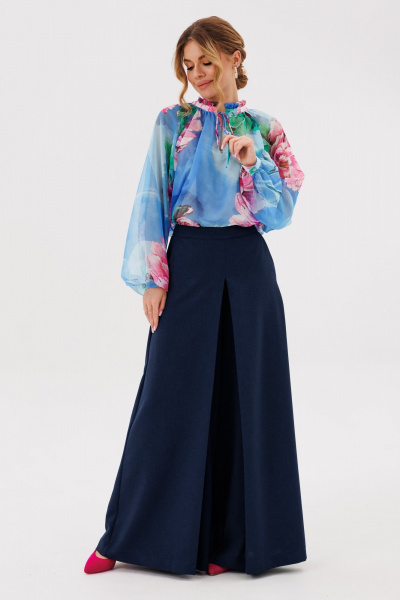 Брюки Ambera Style 1129 синий - фото 5